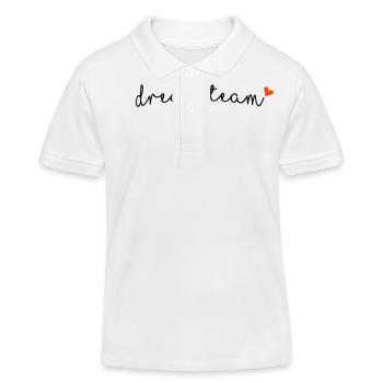 équipe de rêve - Polo enfant bio Stanley/Stella - blanc - Devant