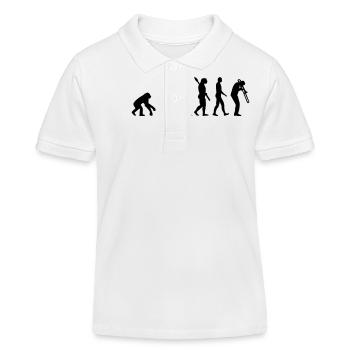 Evolution Trombone - Polo enfant bio Stanley/Stella - blanc - Devant
