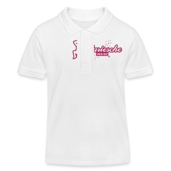 Funkenmarie - Mariechen - Carnival - Carnival 1C - Kids Organic Polo Shirt by Stanley/Stella - white - Front