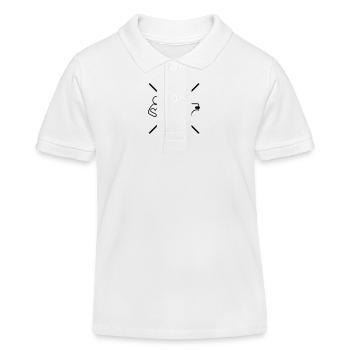Baby - Kinder Organic Poloshirt Mini Sprinter von Stanley/Stella - Weiß - Vorne