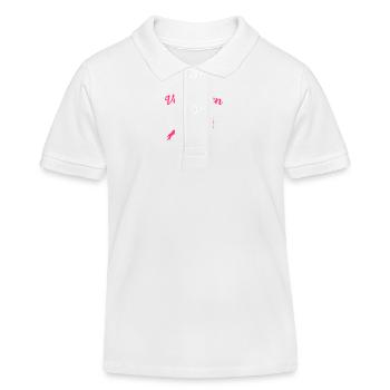 Volti Herz Voltigieren Reitsport Liebe Pferd Hobby - Kinder Organic Poloshirt Mini Sprinter von Stanley/Stella - Weiß - Vorne