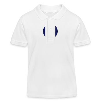 Schallplatte Vinyl Platte Play Taste Musik Liebe - Kinder Organic Poloshirt Mini Sprinter von Stanley/Stella - Weiß - Vorne