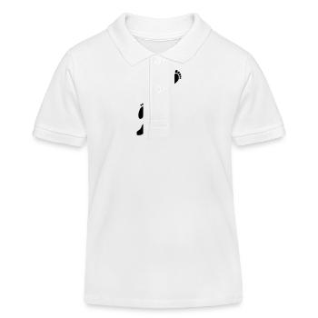 Empreintes - Polo enfant bio Stanley/Stella - blanc - Devant