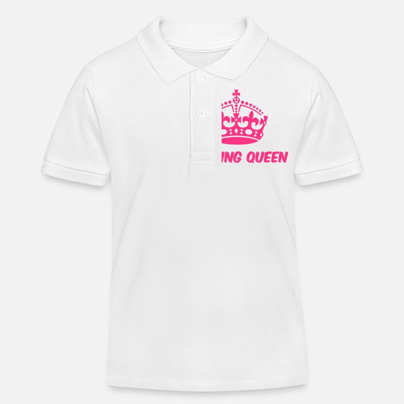 Dancing Queen - Polo enfant bio Stanley/Stella - blanc