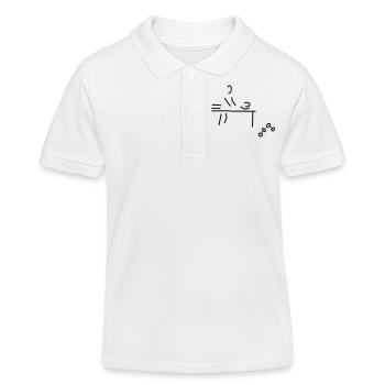 massage physiotherapie - Kinder Organic Poloshirt Mini Sprinter von Stanley/Stella - Weiß - Vorne