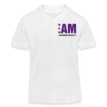 team toll ein anderer macht's crew teamplayer - Kinder Organic Poloshirt Mini Sprinter von Stanley/Stella - Weiß - Vorne