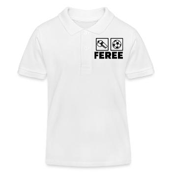 Referee - Kids Organic Polo Shirt by Stanley/Stella - white - Front