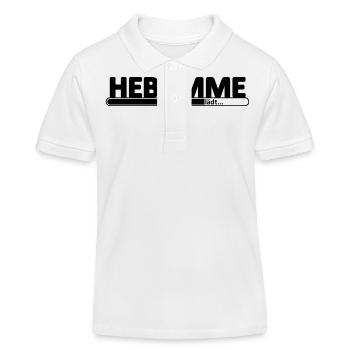 Hebamme // Mutter Begleitung // Geburtshilfe - Kinder Organic Poloshirt Mini Sprinter von Stanley/Stella - Weiß - Vorne