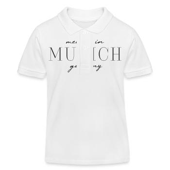 Munich Style T-Shirt - Polo enfant bio Stanley/Stella - blanc - Devant