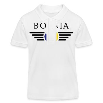 Bosnie Elégance T-shirt - Polo enfant bio Stanley/Stella - blanc - Devant