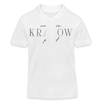 Cracovie, Pologne Style Design T-shirt - Polo enfant bio Stanley/Stella - blanc - Devant