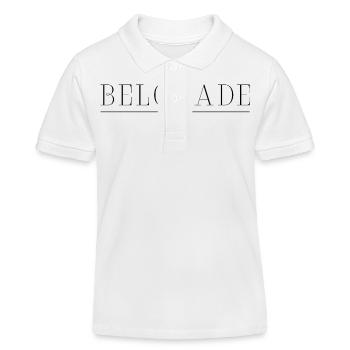 Ich liebe Belgrad - Kinder Organic Poloshirt Mini Sprinter von Stanley/Stella - Weiß - Vorne