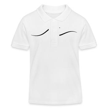 Vague vague Surf Eau Rat Surfer - Polo enfant bio Stanley/Stella - blanc - Devant