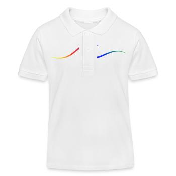 Vague vague Surf Eau Rat Surfer - Polo enfant bio Stanley/Stella - blanc - Devant