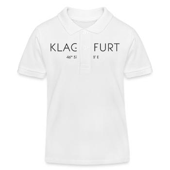 Klagenfurt am Wörthersee, Kärnten, Österreich - Kinder Organic Poloshirt Mini Sprinter von Stanley/Stella - Weiß - Vorne