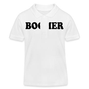 Boomer - Kinder Organic Poloshirt Mini Sprinter von Stanley/Stella - Weiß - Vorne