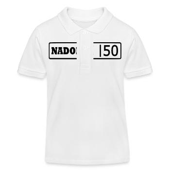 Nador kennzeichen ا 50 - Kinder Organic Poloshirt Mini Sprinter von Stanley/Stella - Weiß - Vorne