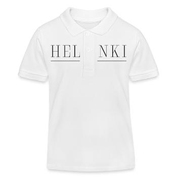 T-shirt Helsinki : Design, Nature, Élégance - Polo enfant bio Stanley/Stella - blanc - Devant