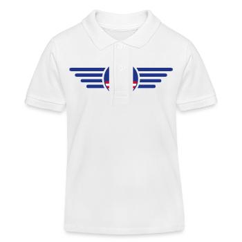 T-shirt de conception de style malaisien - Polo enfant bio Stanley/Stella - blanc - Devant