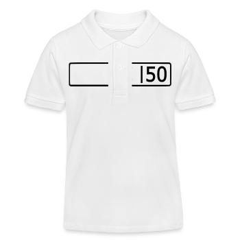 Nador kennzeichen ا 50 - Kinder Organic Poloshirt Mini Sprinter von Stanley/Stella - Weiß - Vorne