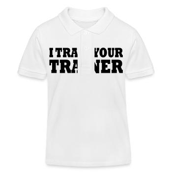 I train your trainer - Polo enfant bio Stanley/Stella - blanc - Devant