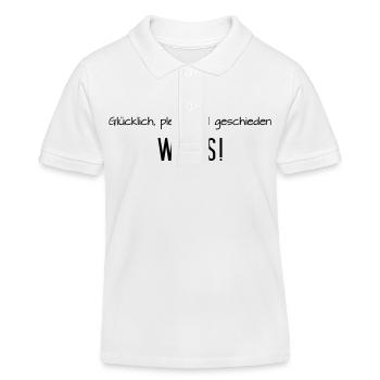 Das war´s - Kinder Organic Poloshirt Mini Sprinter von Stanley/Stella - Weiß - Vorne