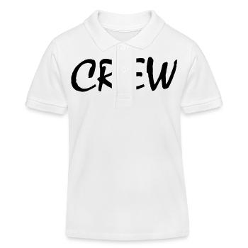 Crew - Kinder Organic Poloshirt Mini Sprinter von Stanley/Stella - Weiß - Vorne