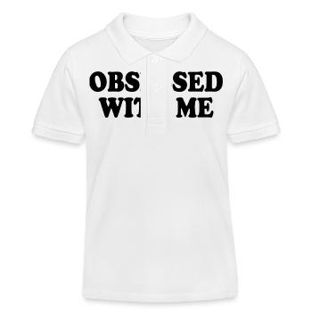 obsessed with me - Kinder Organic Poloshirt Mini Sprinter von Stanley/Stella - Weiß - Vorne