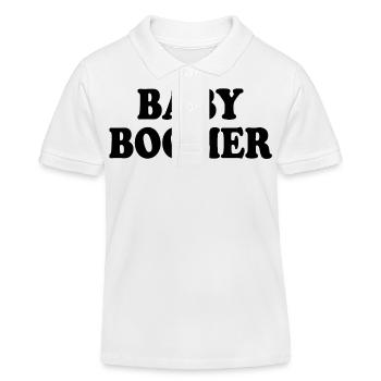 Baby boomer - Kinder Organic Poloshirt Mini Sprinter von Stanley/Stella - Weiß - Vorne