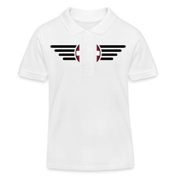 Lettonie Style Design T-shirt - Polo enfant bio Stanley/Stella - blanc - Devant