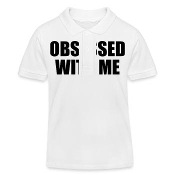 obsessed with me - Kinder Organic Poloshirt Mini Sprinter von Stanley/Stella - Weiß - Vorne