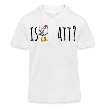Möwe - Is Watt? - Nordsee - Geschenk - Kinder Organic Poloshirt Mini Sprinter von Stanley/Stella - Weiß - Vorne
