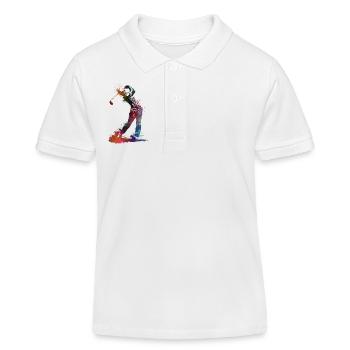 Sport des joueurs de golf #golf #sport - Polo enfant bio Stanley/Stella - blanc - Devant