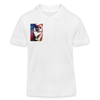 Fléchettes sport art #darts #sport - Polo enfant bio Stanley/Stella - blanc - Devant