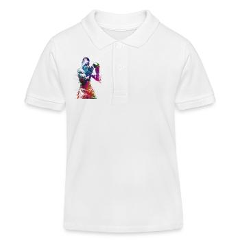 Boxing sport #boxing - Kids Organic Polo Shirt by Stanley/Stella - white - Front