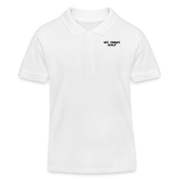 Wandern - Hike, conquer, repeat - Kids Organic Polo Shirt by Stanley/Stella - white - Front
