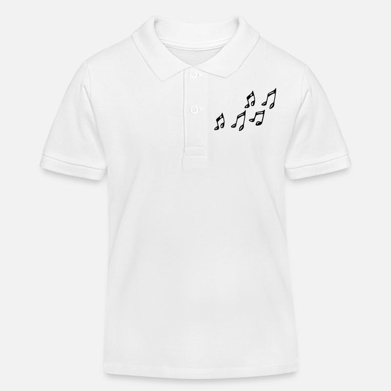 Noten - Kinder Organic Poloshirt Mini Sprinter von Stanley/Stella - Weiß