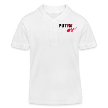putout - Kinder Organic Poloshirt Mini Sprinter von Stanley/Stella - Weiß - Vorne