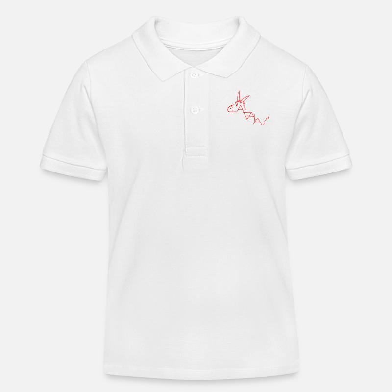 catala rouge - Polo enfant bio Stanley/Stella - blanc