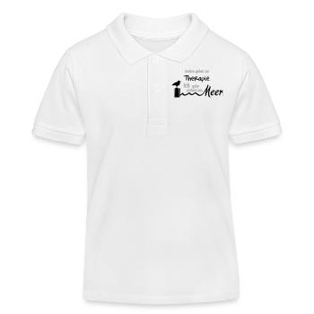 Therapie am Meer - Kinder Organic Poloshirt Mini Sprinter von Stanley/Stella - Weiß - Vorne
