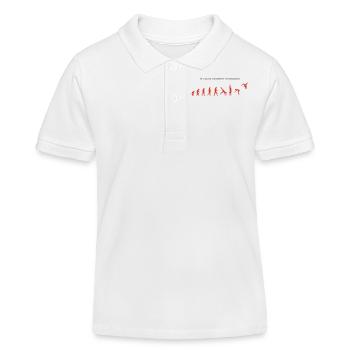 Evolution - Kinder Organic Poloshirt Mini Sprinter von Stanley/Stella - Weiß - Vorne
