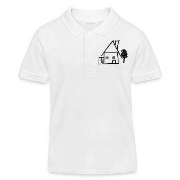 maison - Polo enfant bio Stanley/Stella - blanc - Devant