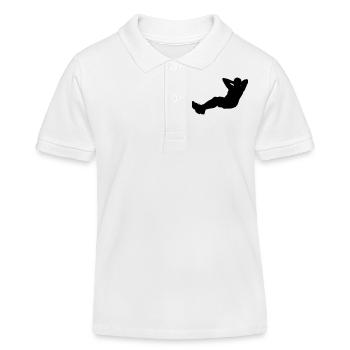 sit up sport - Kinder Organic Poloshirt Mini Sprinter von Stanley/Stella - Weiß - Vorne