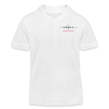 Frequenztherapie Brand - Kinder Organic Poloshirt Mini Sprinter von Stanley/Stella - Weiß - Vorne