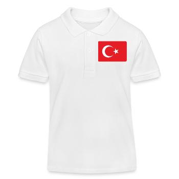 THE TURKEY. - Kids Organic Polo Shirt by Stanley/Stella - white - Front