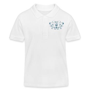 'n' de surf tiki - Polo enfant bio Stanley/Stella - blanc - Devant