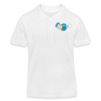 Schaaf wars nicht - Kinder Organic Poloshirt Mini Sprinter von Stanley/Stella - Weiß - Vorne