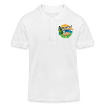 Griechenland - Mein Paradies - Kinder Organic Poloshirt Mini Sprinter von Stanley/Stella - Weiß - Vorne