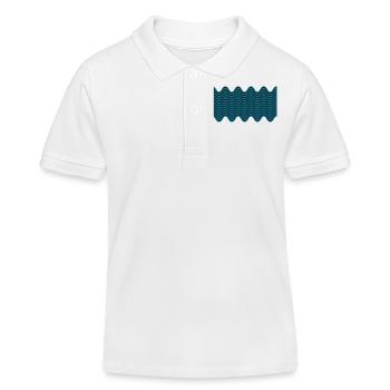 wellenmuster - Polo enfant bio Stanley/Stella - blanc - Devant