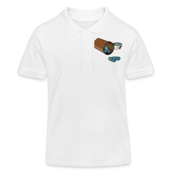 doc2 - Kinder Organic Poloshirt Mini Sprinter von Stanley/Stella - Weiß - Vorne